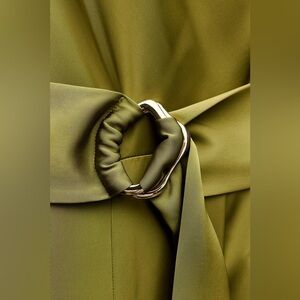 The Orere  belted Jumpsuit (Green)